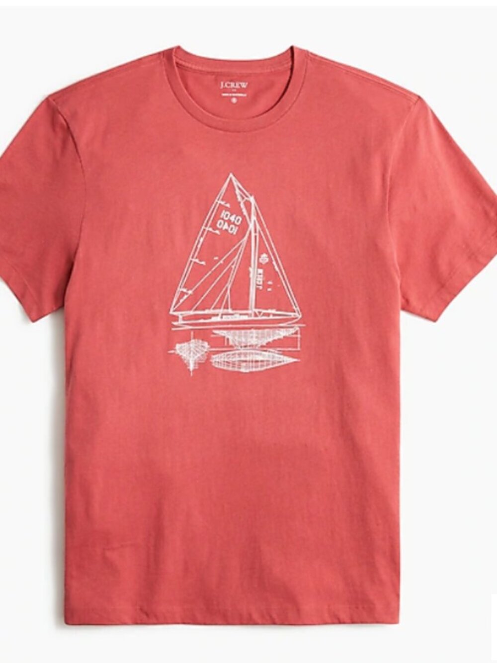 J.Crew Factory NEW MENS SAILBOAT GRAPHIC Tee Cotton Tshirt ⛵Size S M L XL XXL